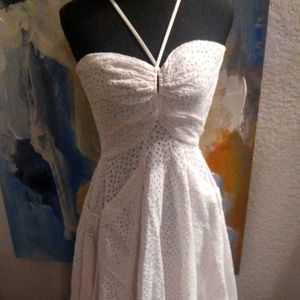 Calvin Klein white spring dress